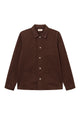 Givn Berlin Overshirt GBBEN aus Bio-Baumwolle Jacket Sepia Brown