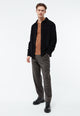 Givn Berlin Overshirt GBCURT aus Bio-Baumwollcord Overshirt Black (Structure)