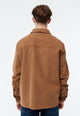 Givn Berlin Overshirt GBCURT aus Bio-Baumwollcord Overshirt Dark Camel (Structure)