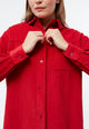 Givn Berlin Overshirt GBOXANA aus Cord aus Bio-Baumwolle Overshirt Crimson (Cord)