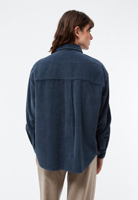 Givn Berlin Overshirt GBOXANA aus Cord aus Bio-Baumwolle Overshirt Midnight Blue (Cord)