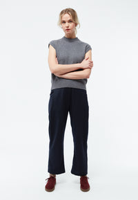 Givn Berlin Pullunder GBLENI aus  recycelter Wolle Vest Mid Grey