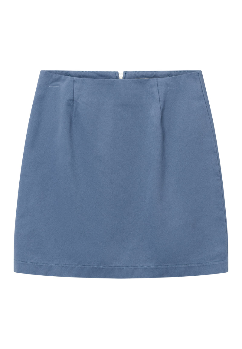 Givn Berlin Rock GBGEORGIA slim Fit aus Bio-Baumwolle mit Reißverschluss Skirt Steel Blue