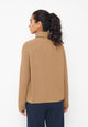 Givn Berlin Rollkragen-Strickullover CASSIA aus recycelter Wolle Sweater Camel Beige