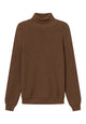Givn Berlin Rollkragen-Strickullover PIET aus Bio-Baumwolle Sweater Chestnut Brown