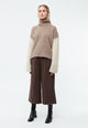 Givn Berlin Rollkragenpullover GBLEA aus recycelter Wolle Sweater Light Beige / Beige / Light Brown