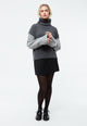 Givn Berlin Rollkragenpullover GBLEA aus recycelter Wolle Sweater Mid Grey / Iron Grey / Anthracite