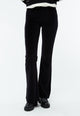 Givn Berlin Samthose GBELODIE flared leg aus Bio-Baumwolle Trousers Black