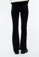 Givn Berlin Samthose GBELODIE flared leg aus Bio-Baumwolle Trousers Black