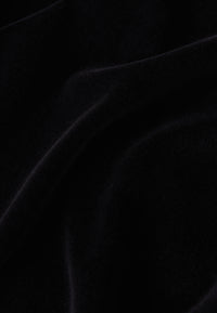 Givn Berlin Samthose GBELODIE flared leg aus Bio-Baumwolle Trousers Black