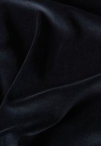 Givn Berlin Samthose GBELODIE flared leg aus Bio-Baumwolle Trousers Dusty Blue
