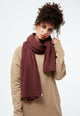 Givn Berlin Schal GBDANA aus recycelter Baumwolle Scarf Aubergine