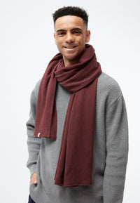 Givn Berlin Schal GBDANA aus recycelter Baumwolle Scarf Aubergine