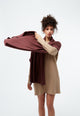 Givn Berlin Schal GBDANA aus recycelter Baumwolle Scarf Aubergine