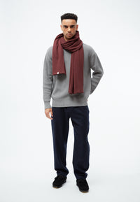 Givn Berlin Schal GBDANA aus recycelter Baumwolle Scarf Aubergine