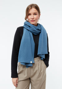 Givn Berlin Schal GBDANA aus recycelter Baumwolle Scarf Distant Blue