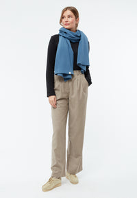 Givn Berlin Schal GBDANA aus recycelter Baumwolle Scarf Distant Blue