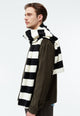 Givn Berlin Schal GBDANA aus recycelter Baumwolle Scarf Off White / Black (Stripes)