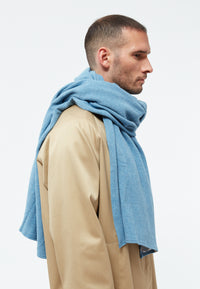 Givn Berlin Schal GBDANA aus recycelter Baumwolle Scarf Frosty Blue