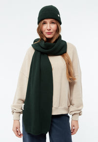 Givn Berlin Schal GBJAKE aus Bio-Baumwoll Strick Scarf Bottle Green