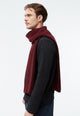 Givn Berlin Schal GBJAKE aus Bio-Baumwoll Strick Scarf Burgundy