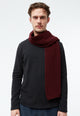 Givn Berlin Schal GBJAKE aus Bio-Baumwoll Strick Scarf Burgundy