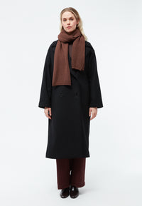 Givn Berlin Schal GBJAKE aus Bio-Baumwoll Strick Scarf Burned Brown