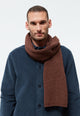Givn Berlin Schal GBJAKE aus Bio-Baumwoll Strick Scarf Burned Brown