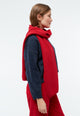 Givn Berlin Schal GBJAKE aus Bio-Baumwoll Strick Scarf Crimson
