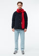 Givn Berlin Schal GBJAKE aus Bio-Baumwoll Strick Scarf Crimson