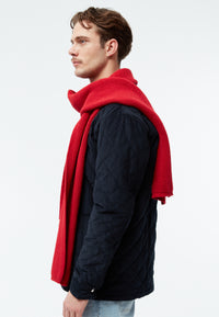 Givn Berlin Schal GBJAKE aus Bio-Baumwoll Strick Scarf Crimson
