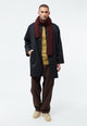 Givn Berlin Schal GBJAKE aus Bio-Baumwoll Strick Scarf Wine Red