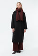 Givn Berlin Schal GBJAKE aus Bio-Baumwoll Strick Scarf Wine Red