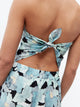 Givn Berlin Schaltuch GBBROOKLYN aus TENCEL™ mit Peach-Effekt Scarf Gentle Blue (Dreamy Florals)