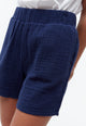 Givn Berlin Shorts GBCLEMENTINE aus Bio-Baumwoll Musselin Shorts Nightshade Blue (Musselin)