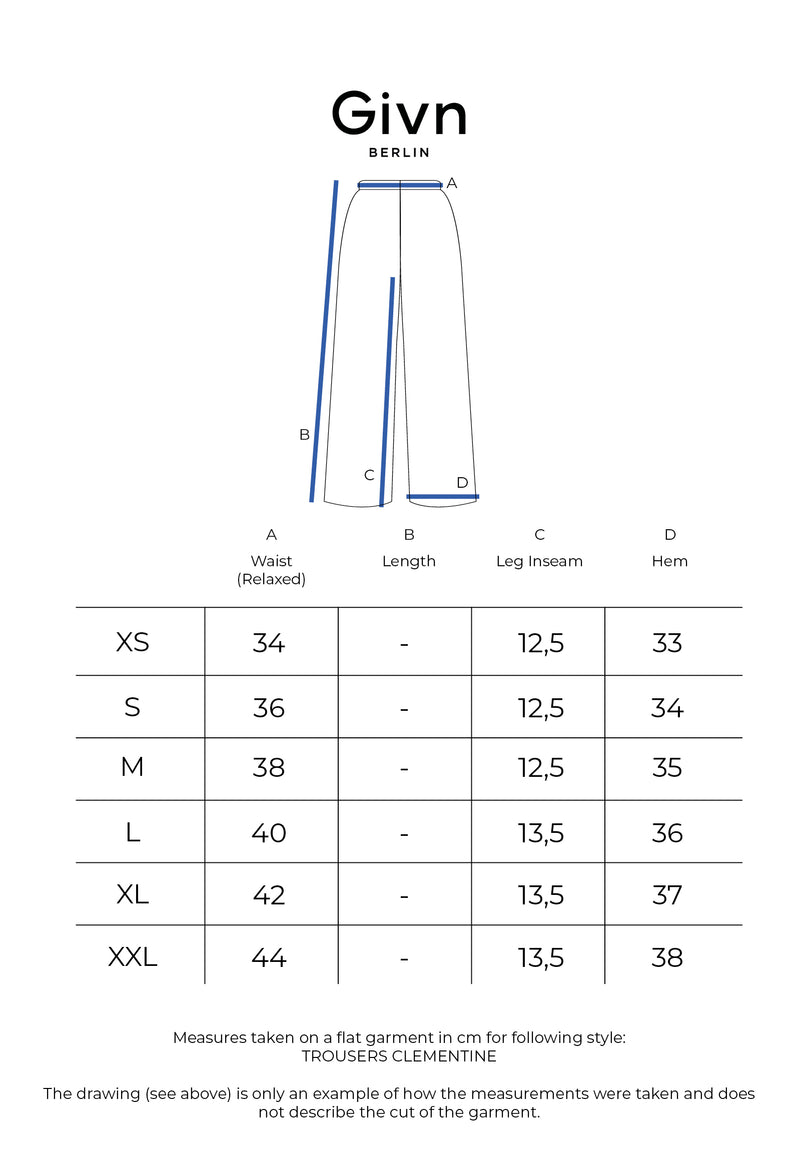 Givn Berlin Shorts GBCLEMENTINE aus Bio-Baumwoll Musselin Shorts Nightshade Blue (Musselin)