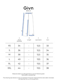 Givn Berlin Shorts GBCLEMENTINE aus Leinen Shorts Blazing Blue (Linen)