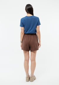 Givn Berlin Shorts GBCLEMENTINE aus Leinen Shorts Chocolate Brown (Linen)
