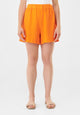 Givn Berlin Shorts GBCLEO aus Leinen mit elastischem Bund Shorts Mandarine (Linen)