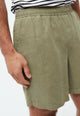 Givn Berlin Shorts GBLAURIN aus Leinen Shorts Faded Olive (Linen)