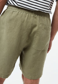 Givn Berlin Shorts GBLAURIN aus Leinen Shorts Faded Olive (Linen)