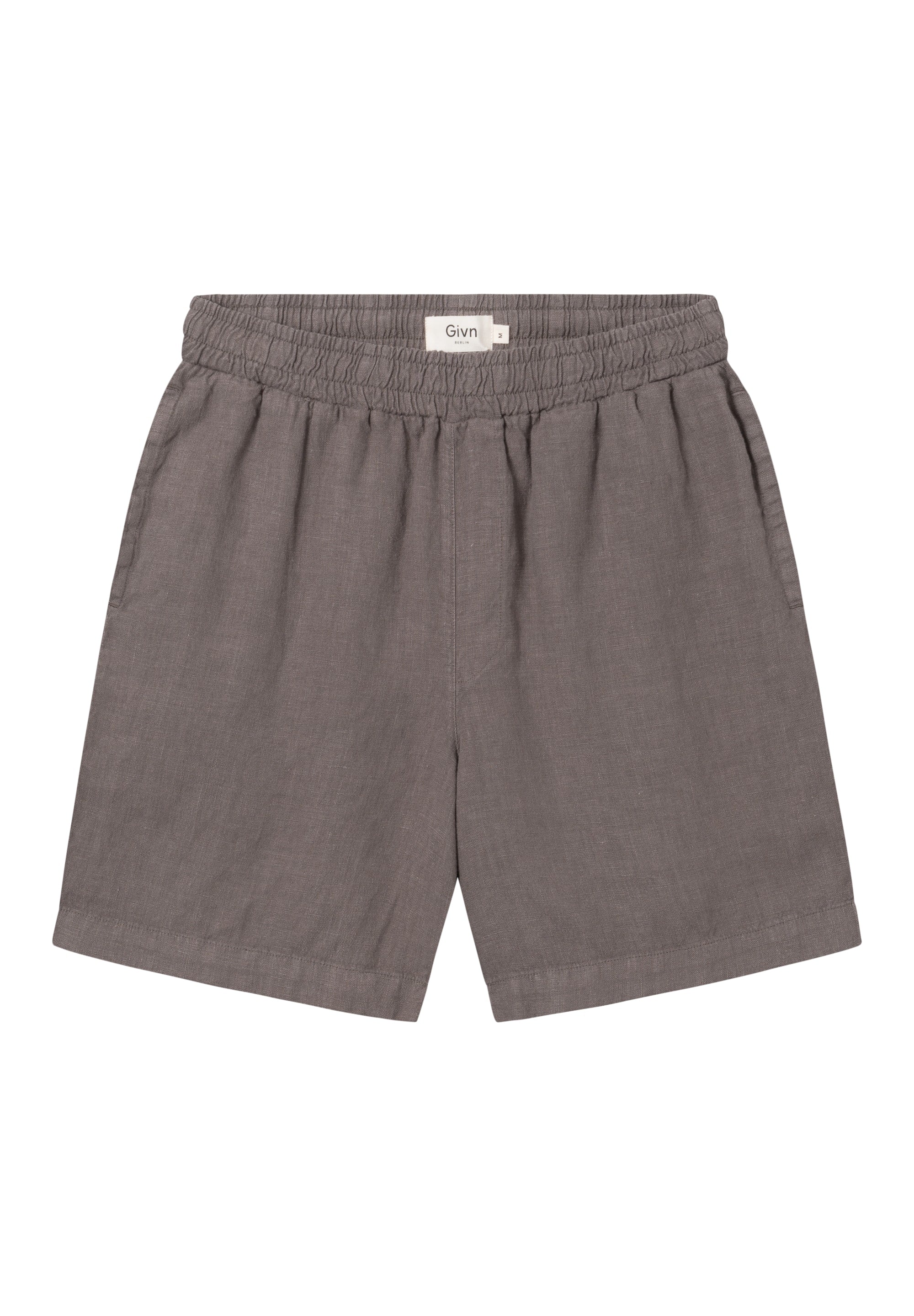 Givn Berlin Leinenshorts GBLAURIN mit Tunnelzug Shorts Taupe (Linen)