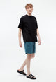 Givn Berlin Shorts GBLEIF aus Bio-Baumwoll Twill Shorts Basalt
