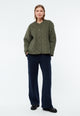 Givn Berlin Steppjacke GBBETHANY aus Babycord Jacket Dark Khaki (Cord Quilted)