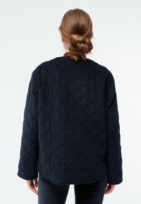 Givn Berlin Steppjacke GBBETHANY aus Babycord Jacket Midnight Blue (Cord Quilted)
