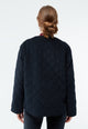 Givn Berlin Steppjacke GBBETHANY aus Babycord Jacket Midnight Blue (Cord Quilted)