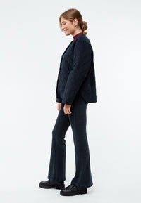 Givn Berlin Steppjacke GBBETHANY aus Babycord Jacket Midnight Blue (Cord Quilted)