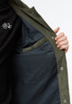 Givn Berlin Steppjacke GBTERENCE  aus Babycord Jacket Dark Khaki (Cord Quilted)