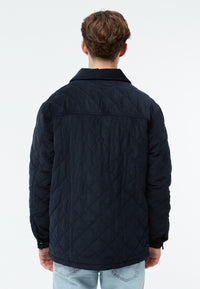Givn Berlin Steppjacke GBTERENCE  aus Babycord Jacket Midnight Blue (Cord Quilted)