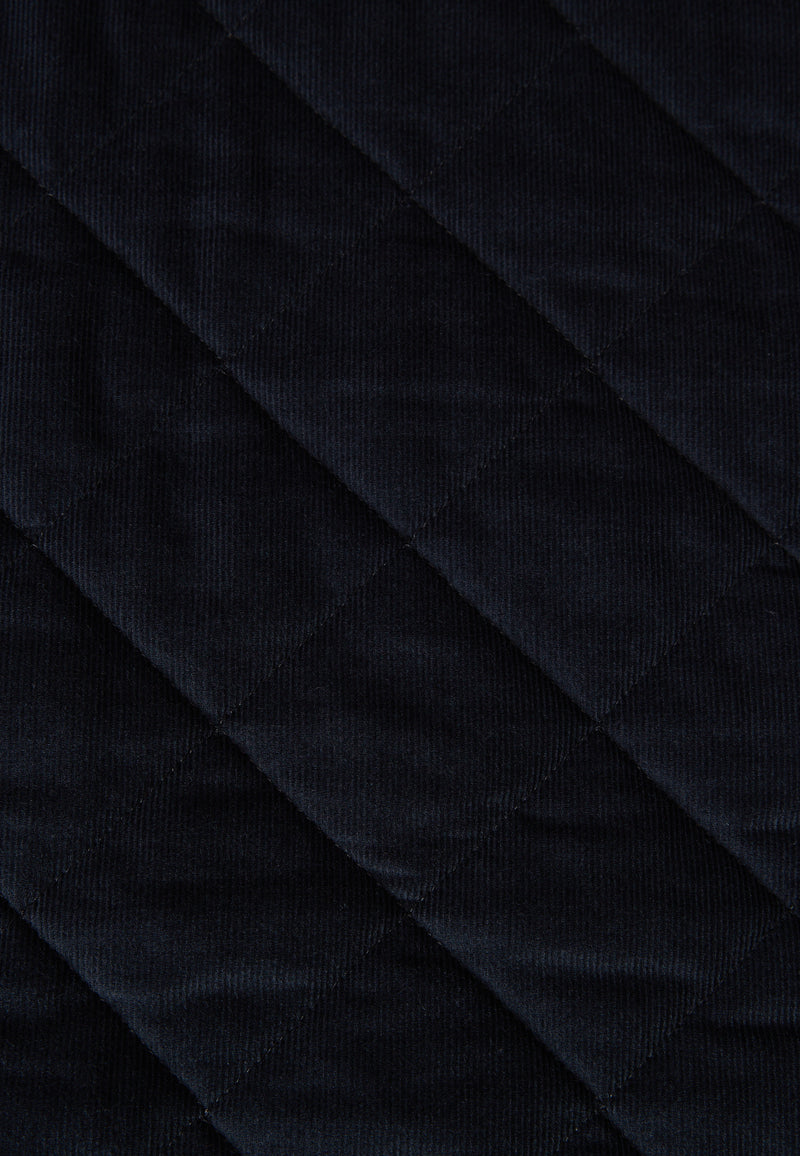 Givn Berlin Steppjacke GBTERENCE  aus Babycord Jacket Midnight Blue (Cord Quilted)